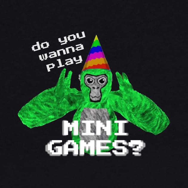 Gorilla Tag Mini Games Kid (For Dark colors) by Meatball_Jones